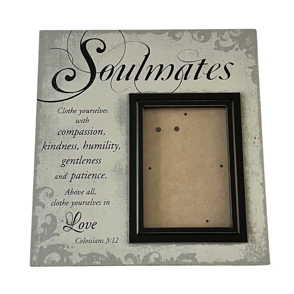 Malden Soulmates Colossians 3:12 Scripture Picture Frame 5x7 Distressed Wood